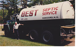 Best Septic Service truck